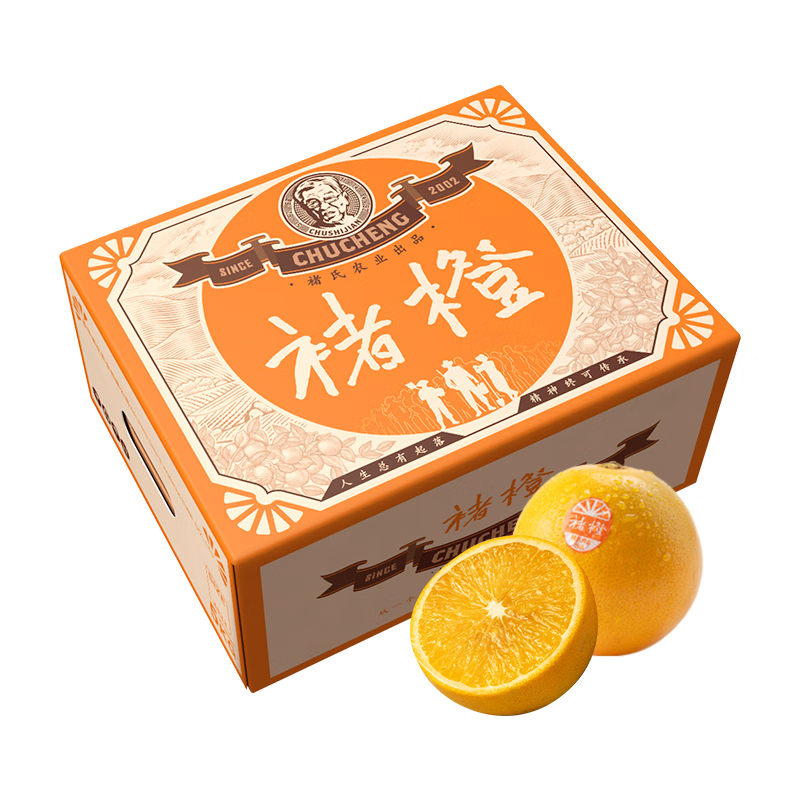 褚橙 励志冰糖橙礼盒装橙子应季鲜果10斤装新鲜水果（11月初发货）