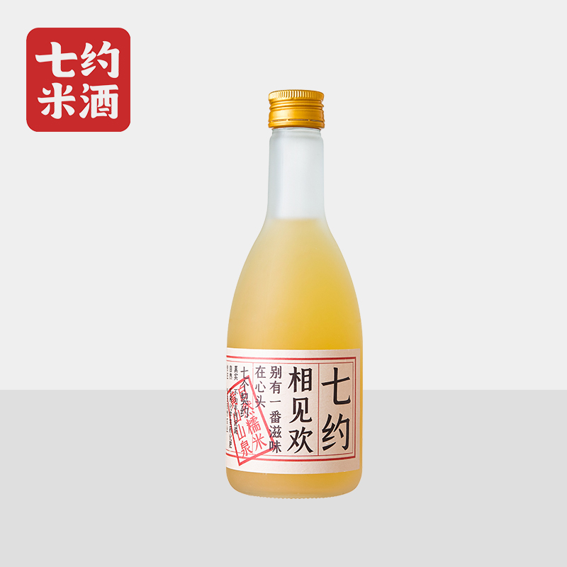 七约5度微醺系列 相见欢有机原味米酒5%vol 350ml